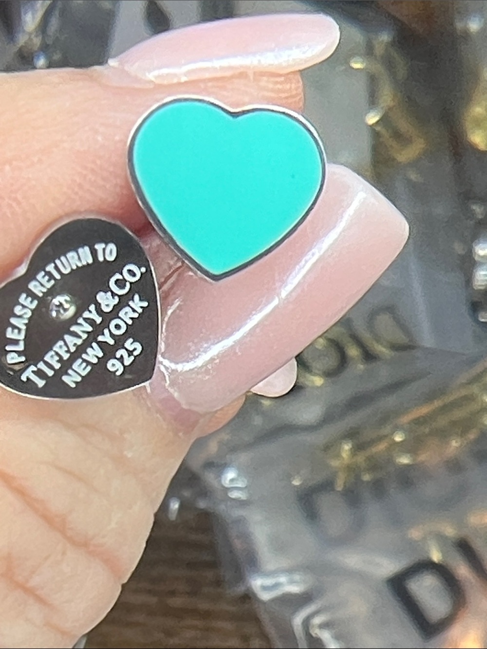 Stainless Steal Heart Stud Earrings - Upcycled Fashion Inspired